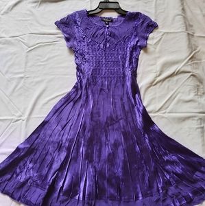 S.L Fashions Purple dress
